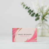 Hair Make up Artist Beauty Visitenkarte (Stehend Vorderseite)