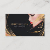 Hair Make up Artist Beauty Visitenkarte (Vorderseite)