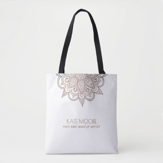 Hair Makeup Artist Mandala Lace Tasche (Vorderseite)