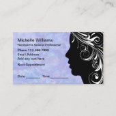 Hair Makeup Termin Visitenkarten Visitenkarte (Vorderseite)