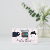 Hair | Makeup Visitenkarte (Stehend Vorderseite)