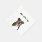 "Hair of the Dog" Hochzeitscocktail Napkins Serviette (Ecke)
