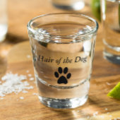 Hair of the Dog Paw Print Schnapsglas
