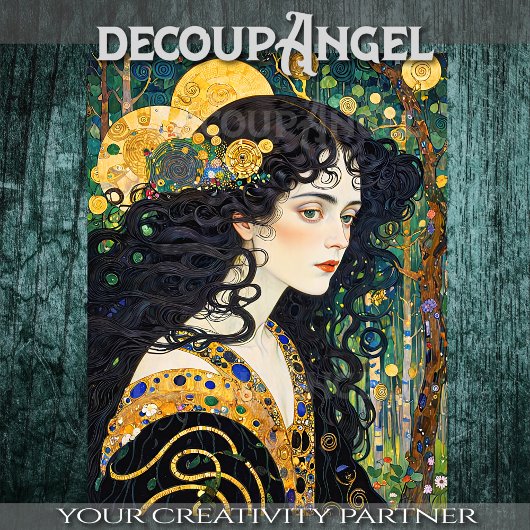 Hair of the Earth - Decoupage - Seidenpapier