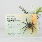 Hair-Raising-Halloween-Party! Einladung (Stehend Vorderseite)