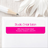 Hair Salon Address Labels (Insitu)