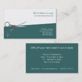 Hair Salon Business and Coupon Cards (Vorne/Hinten)