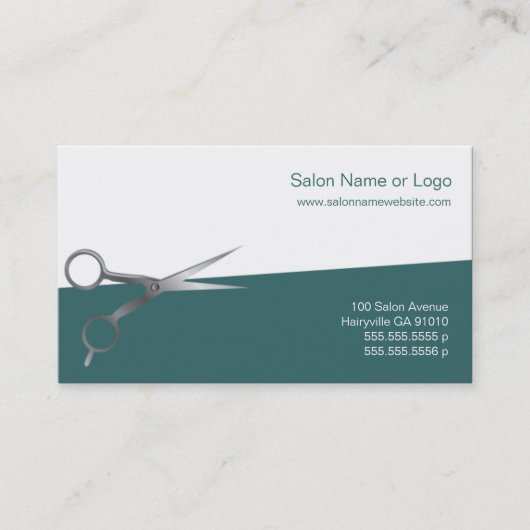 Hair Salon Business and Coupon Cards (Vorderseite)