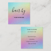 Hair Salon Business Card Terminkarte (Vorne/Hinten)