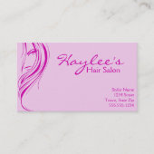 Hair Salon Business Cards Visitenkarte (Vorderseite)
