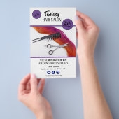 Hair Salon Business Design Flyer (Handgriff)