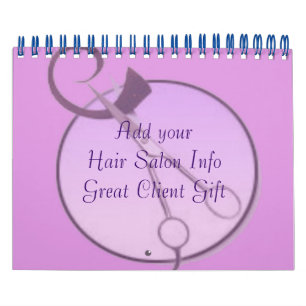 Hair Salon Company Kalender Kunden Geschenk