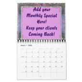 Hair Salon Company Kalender Kunden Geschenk (Mär 2026)