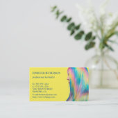 Hair Salon Customer Loyalty Business Card Terminkarte (Stehend Vorderseite)