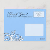 Hair Salon Danke Postcard Postkarte (Rückseite)