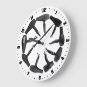 Hair Salon Decorative Wall Clock Große Wanduhr (Winkel)