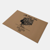 Hair Salon Fußmatte (Schrägansicht)