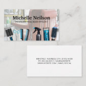 Hair Salon | Hair Stylist Tools Visitenkarte (Vorne/Hinten)