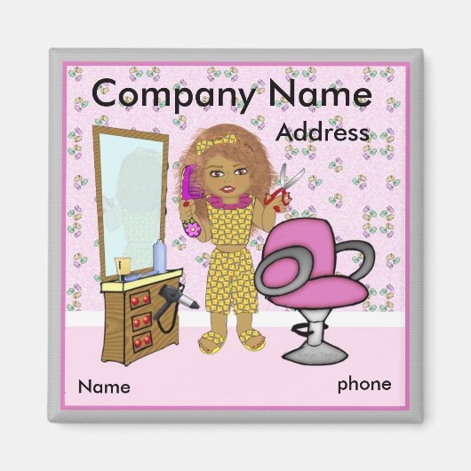 Hair Salon Magnet (Vorne)