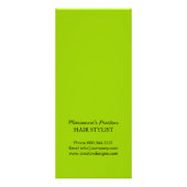Hair Salon Menu Rack Cards Werbekarte (Hinten)
