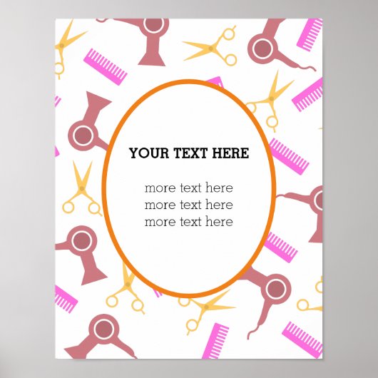 Hair Salon Poster (Vorne)