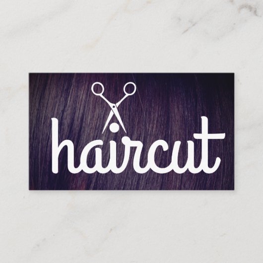 Hair | Salon Shears | STYLIST Visitenkarte (Vorderseite)