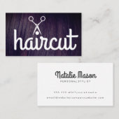 Hair | Salon Shears Visitenkarte (Vorne/Hinten)