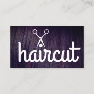 Hair Salon Shears Visitenkarte