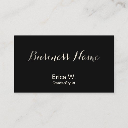 Hair Salon Social Media Custom Beauty Foto Visitenkarte (Vorderseite)