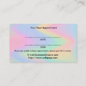 Hair Salon Stellenkarte Terminkarte (Rückseite)