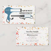 Hair Salon Stellenkarte Terminkarte (Vorne/Hinten)