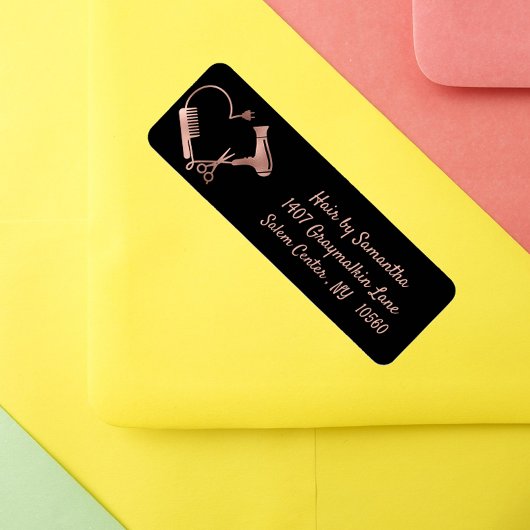 Hair Salon Stylist Barber Rose Goldadresse