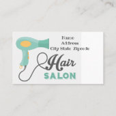 Hair Salon Visitenkarte (Rückseite)