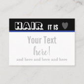 Hair Salon Visitenkarte (Rückseite)