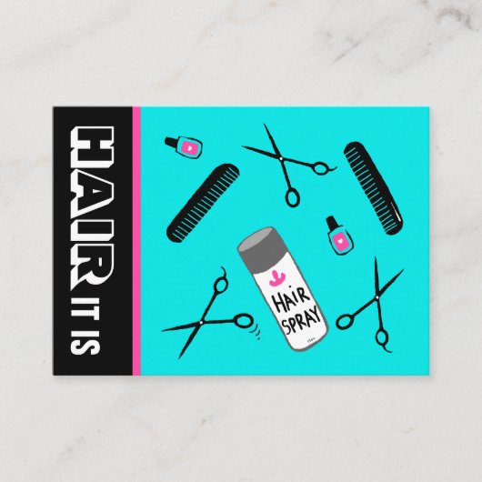 Hair Salon Visitenkarte (Vorderseite)
