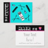 Hair Salon Visitenkarte (Vorne/Hinten)