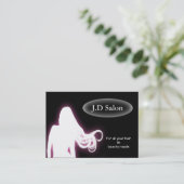 Hair Salon Visitenkarten Visitenkarte (Stehend Vorderseite)