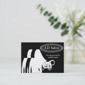 Hair Salon Visitenkarten Visitenkarte (Stehend Vorderseite)