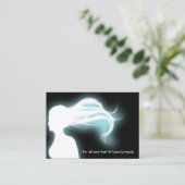 Hair Salon Visitenkarten Visitenkarte (Stehend Vorderseite)