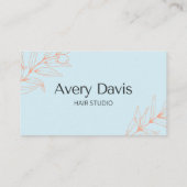 Hair Studio Business Cards Visitenkarte (Rückseite)