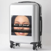 Hair Styling-Firmenwerbung Aufkleber (Koffer)