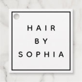 HAIR-stylisches elegantes Logo Geschenkanhänger (Vorderseite)