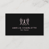 Hair Stylist Appointment Card | Stylists Booking Terminkarte (Vorderseite)