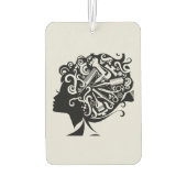 Hair Stylist Autolufterfrischer (Rückseite)