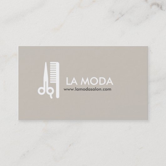 Hair Stylist Business Card Visitenkarte (Vorderseite)