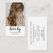 Hair Stylist Business Card Visitenkarte (Vorne/Hinten)