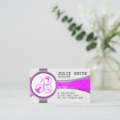 Hair Stylist Business Card Visitenkarte (Stehend Vorderseite)