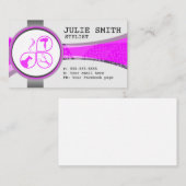 Hair Stylist Business Card Visitenkarte (Vorne/Hinten)