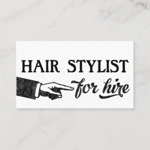 Hair Stylist Business Cards - Cool Vintage Visitenkarte