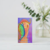 Hair Stylist Business Cards Visitenkarte (Stehend Vorderseite)